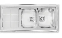 سینک ظرفشویی روکار کد 502S اخوان