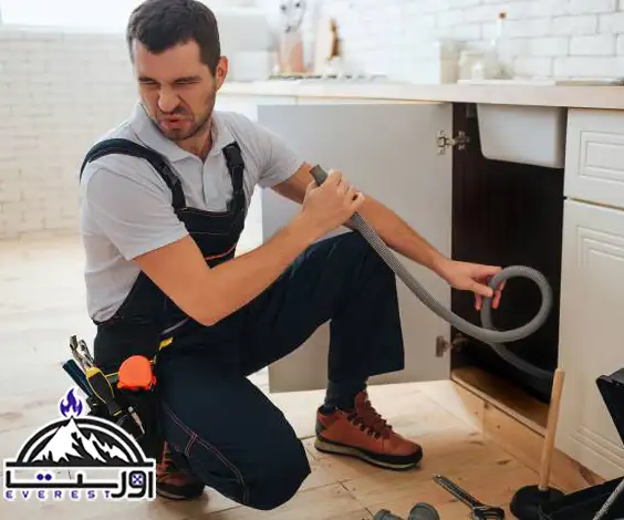 تمیز کردن سیفون سینک ظرفشویی