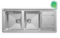 سینک ظرفشویی توکار کد 389S اخوان