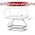 ابعاد برش تمام مدل‌های هود اخوان