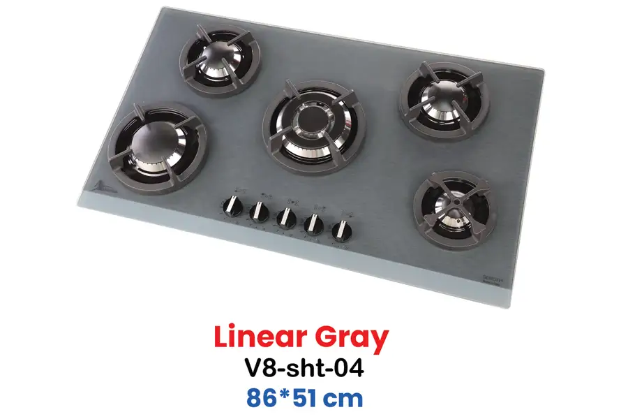 v8-shot linear Gray Blue (v8-SHT-04)